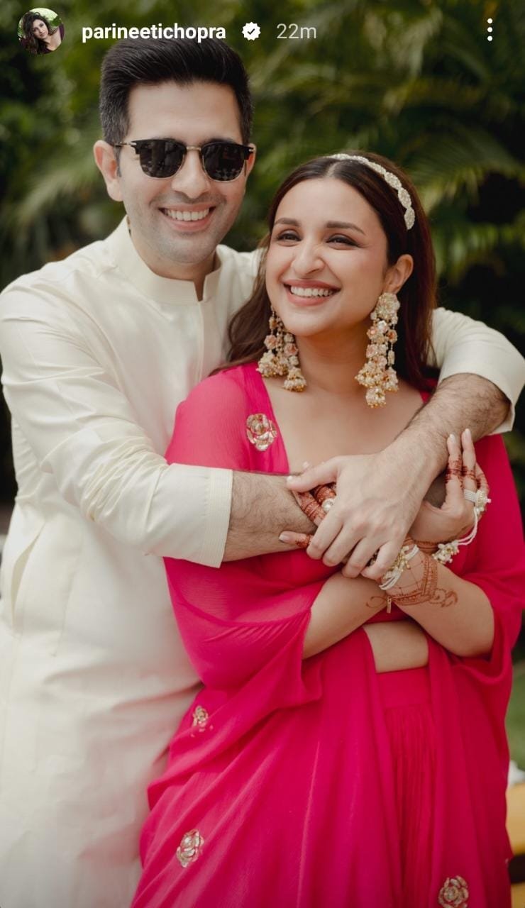 Photos of Parineeti Chopra's Haldi Ceremony