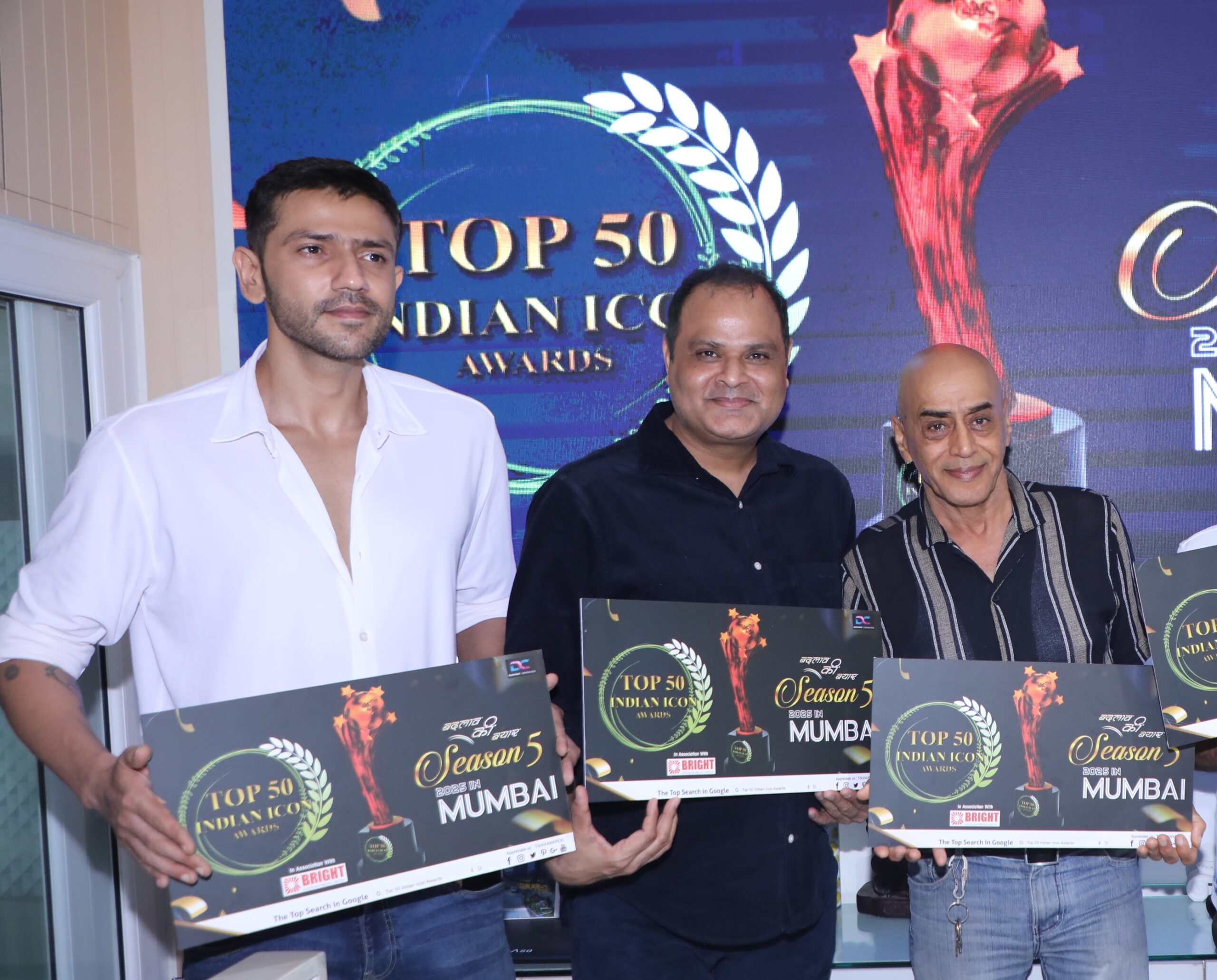 Top 50 Indian Icon Awards 2025 Season 5 Announced in Mumbai with Bollywood Stars